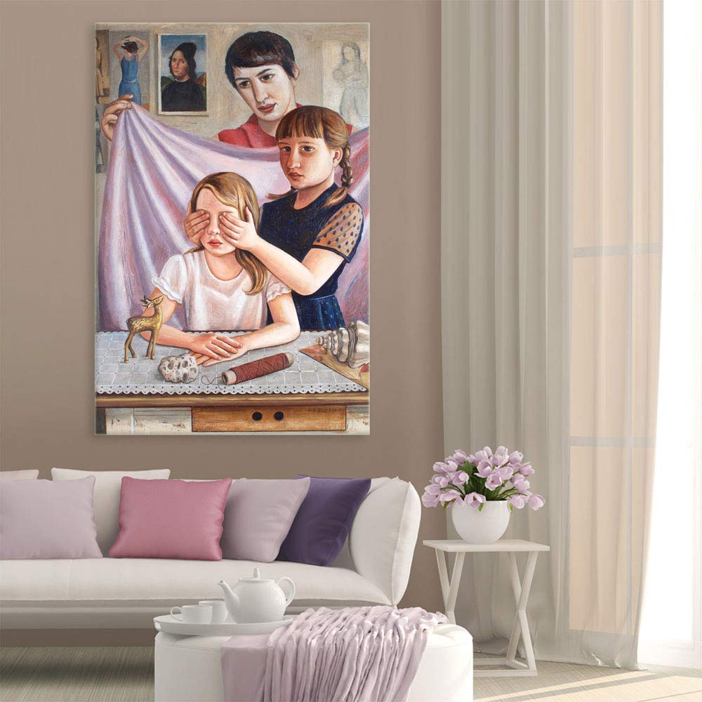 inep-b07hvykwyk-image-of-_sibling-revelry_-unframed-family-wall-art-that_ll-keep-your-walls-smiling_-showing-two-siblings-in-matte-earthy-colors.jpeg